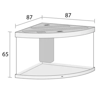Juwel Acvariu Led Trigon 350 Alb