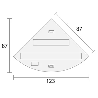 Juwel Acvariu Led Trigon 350 Alb