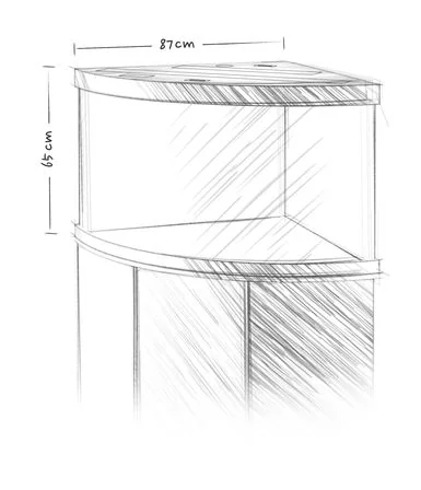 Juwel Acvariu Led Trigon 350 Alb