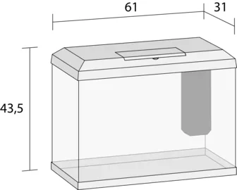 Juwel Acvariu Primo Led 70 Negru 2.0