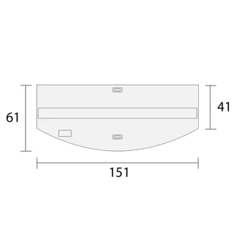 Juwel Masa Vision 450 Alb SBX