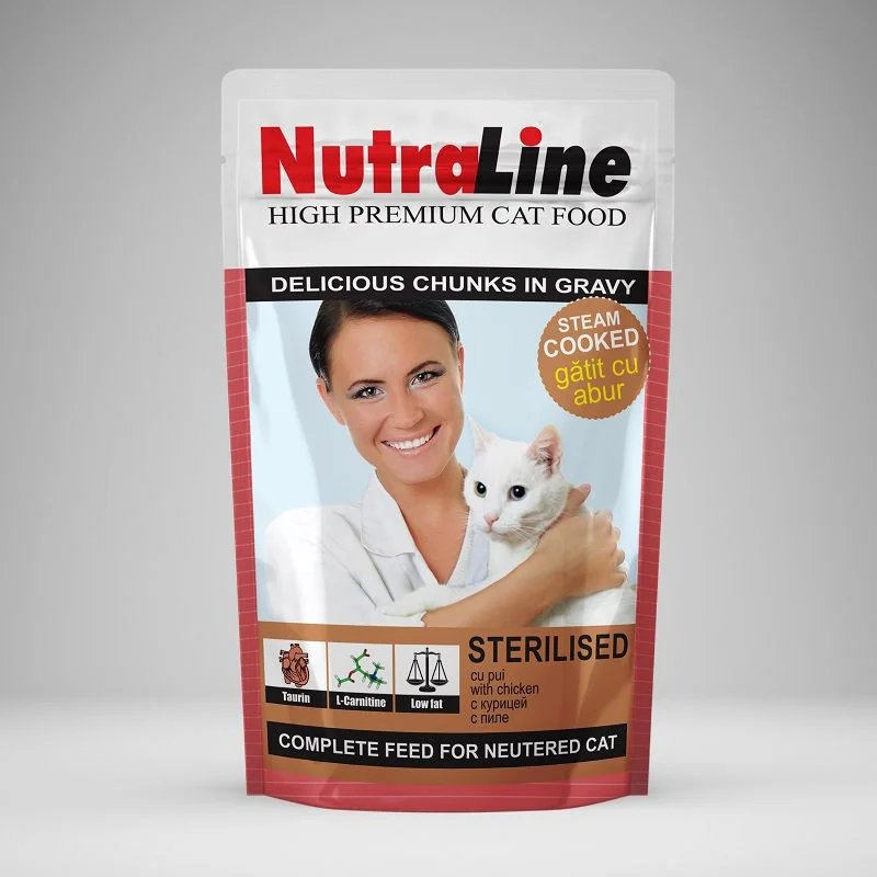 Nutraline Cat Plic Sterilised 100 g