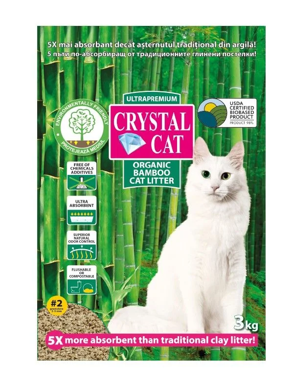 Crystal Cat Bamboo Nr 2 Granulat 3 kg