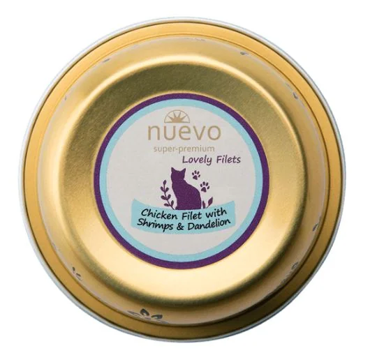 Nuevo Cat Bol File Pui Creveti 85 g