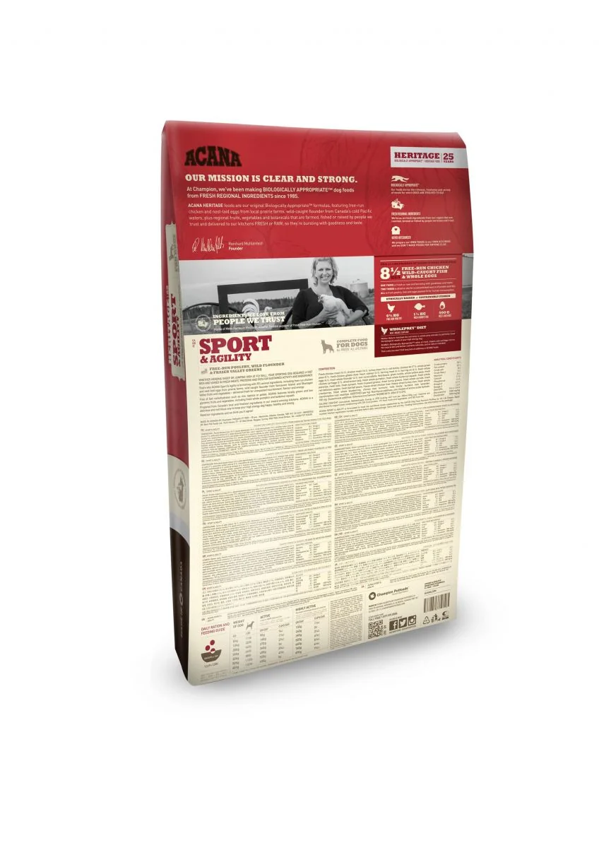 Acana Dog Heritage Sport & Agility Pui 11,4 kg