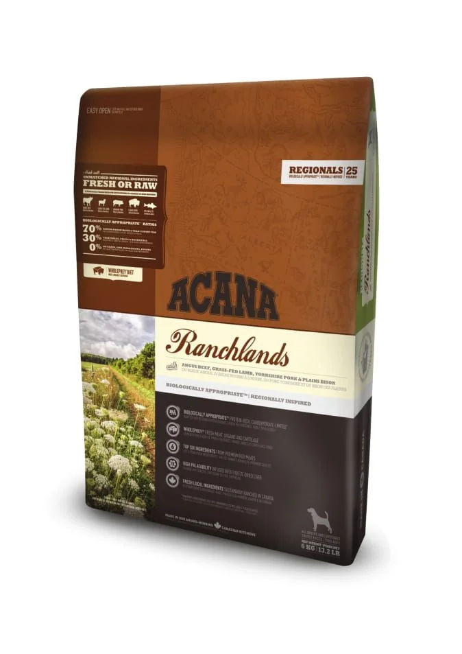 Acana Dog Ranchlands Vita/Miel/Porc 11.4 kg