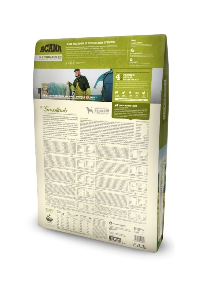 Acana Dog Grasslands Pasare 11.4 kg
