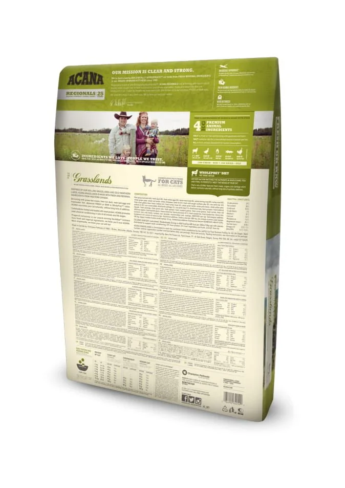 Acana Cat Grasslands Pasare 4.5 kg