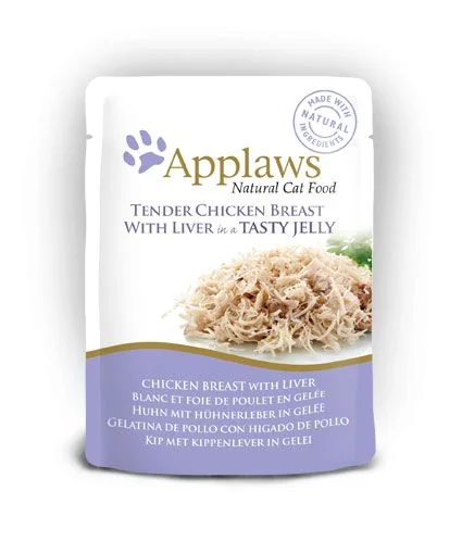 Applaws Cat Plic Piept Pui Si Ficat In Aspic 70 g