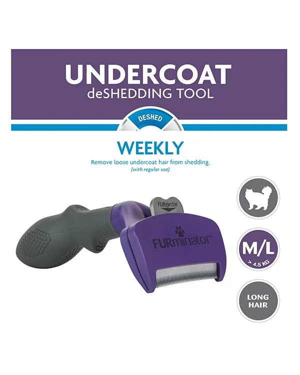Furminator Perie Pisica Par Lung M/L 691662