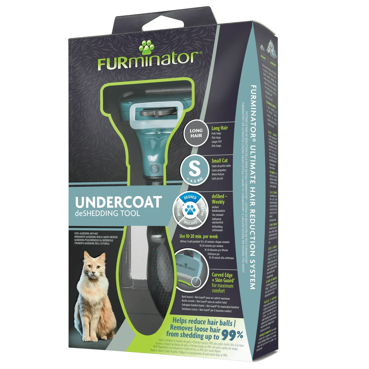 Furminator Perie Caine&Pisica Par Lung S 691660