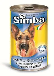 Simba Dog Conserva Pui/Curcan 415 g