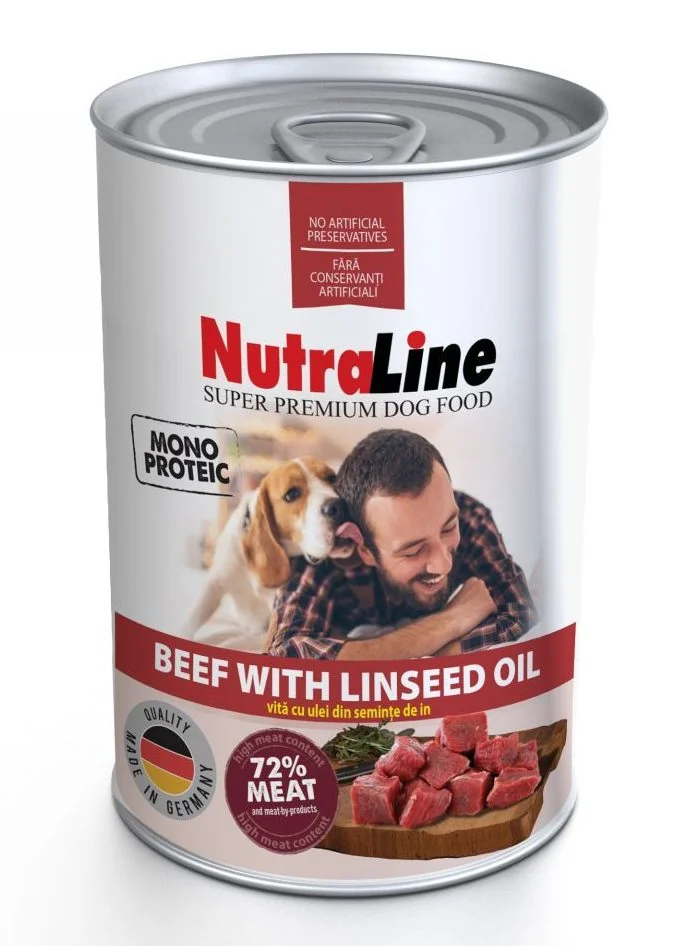 Nutraline Dog Conserva Adult Monoprotein Vita Ulei de In 400 g