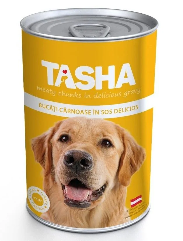 Tasha Dog Conserva Curcan 415 g