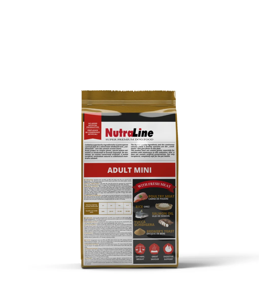 Nutraline Dog Adult Mini 1 kg