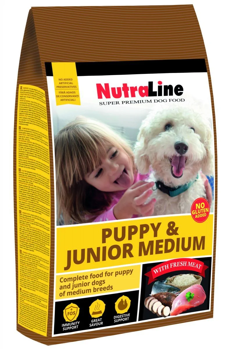 Nutraline Dog Puppy & Junior Medium 3 Kg K