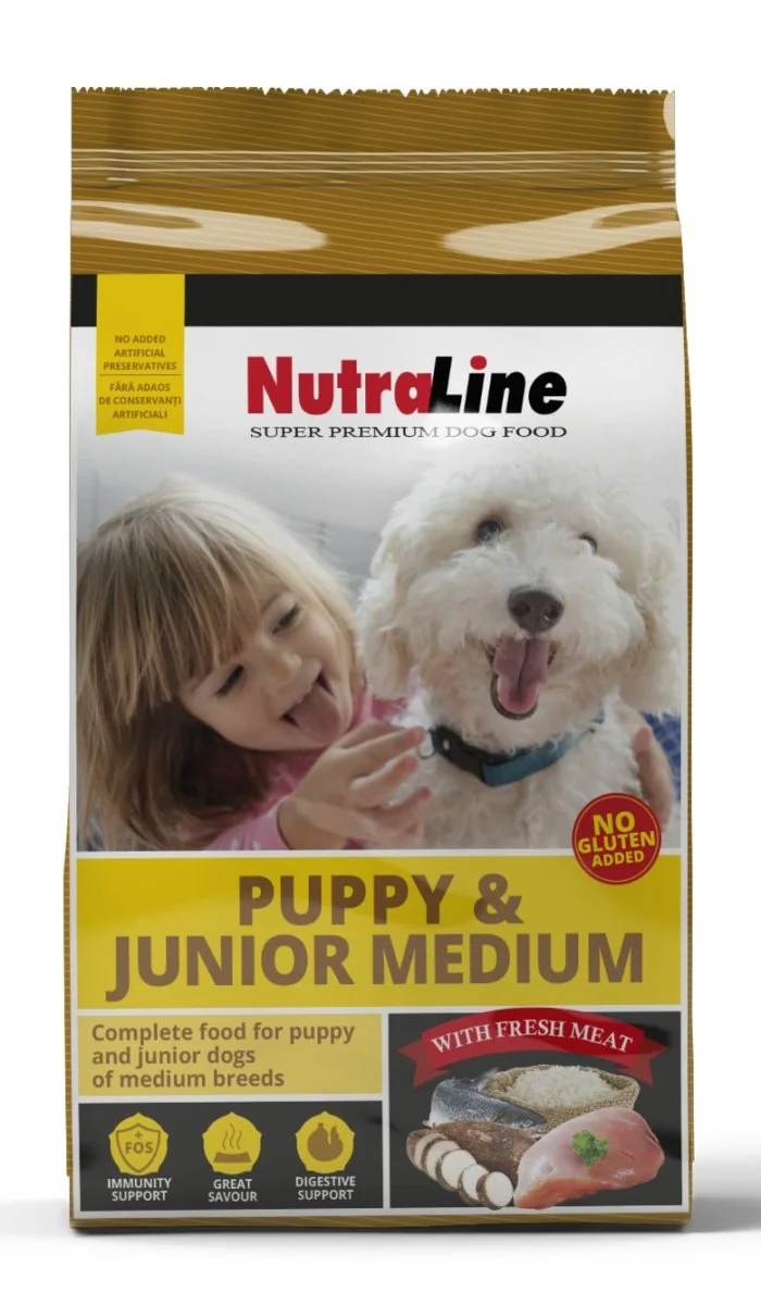 Nutraline Dog Puppy & Junior Medium 3 Kg K