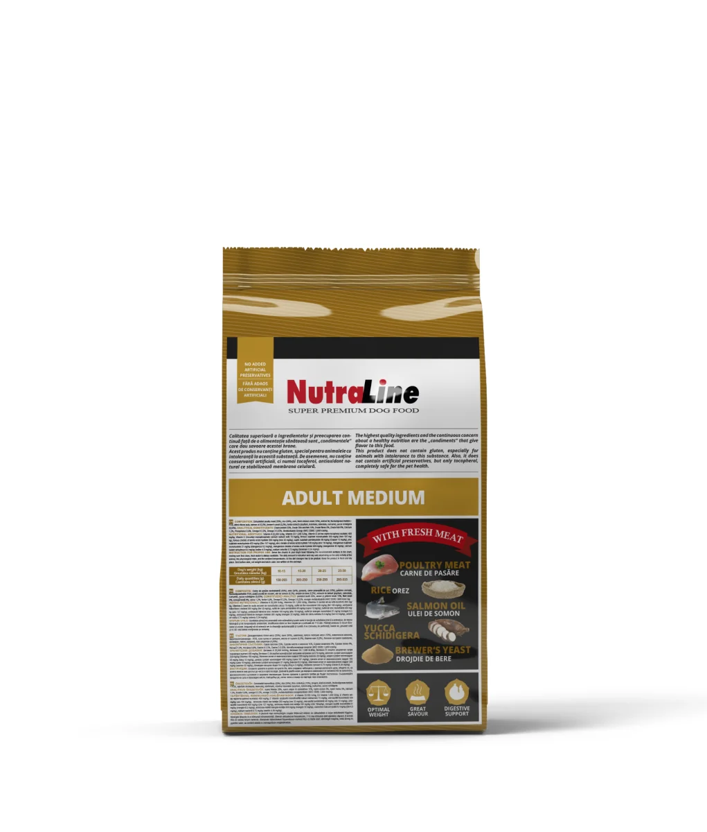 Nutraline Dog Adult Medium 3 kg K