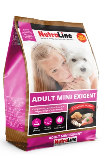 Nutraline Dog Adult Mini Exigent 1 kg