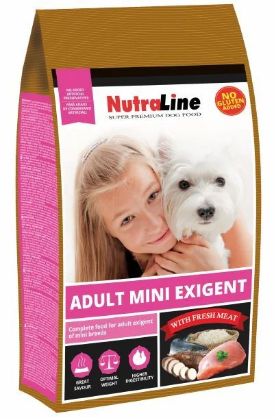 Nutraline Dog Adult Mini Exigent 1 kg