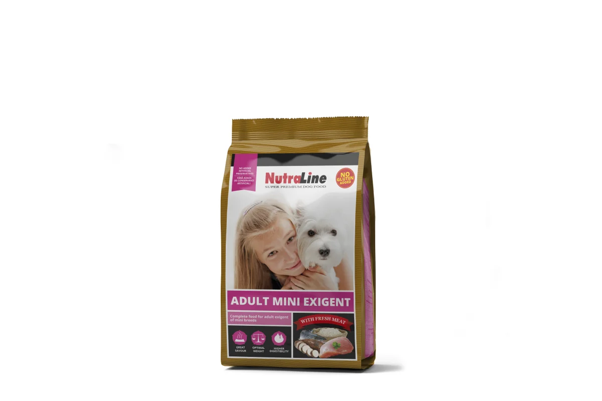 Nutraline Dog Adult Mini Exigent 1 kg