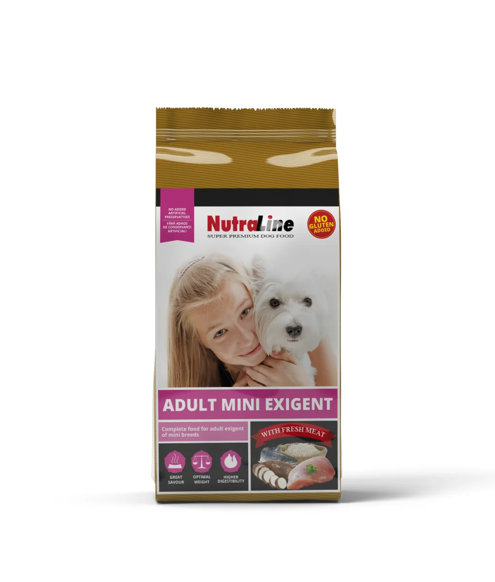 Nutraline Dog Adult Mini Exigent 1 kg