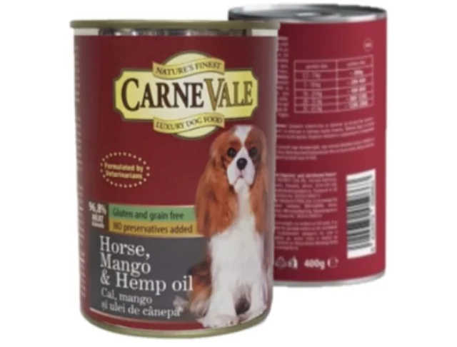 Carnevale Dog Conserva Cal/Mango/Ulei Canepa 400 g