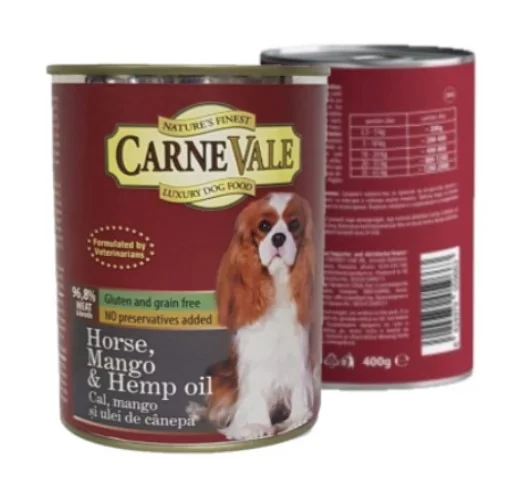 Carnevale Dog Conserva Cal/Mango/Ulei Canepa 400 g