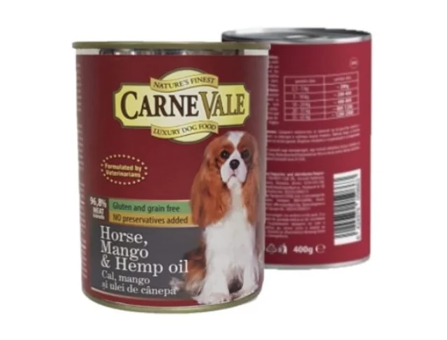 Carnevale Dog Conserva Cal/Mango/Ulei Canepa 400 g