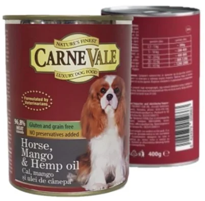 Carnevale Dog Conserva Cal/Mango/Ulei Canepa 400 g