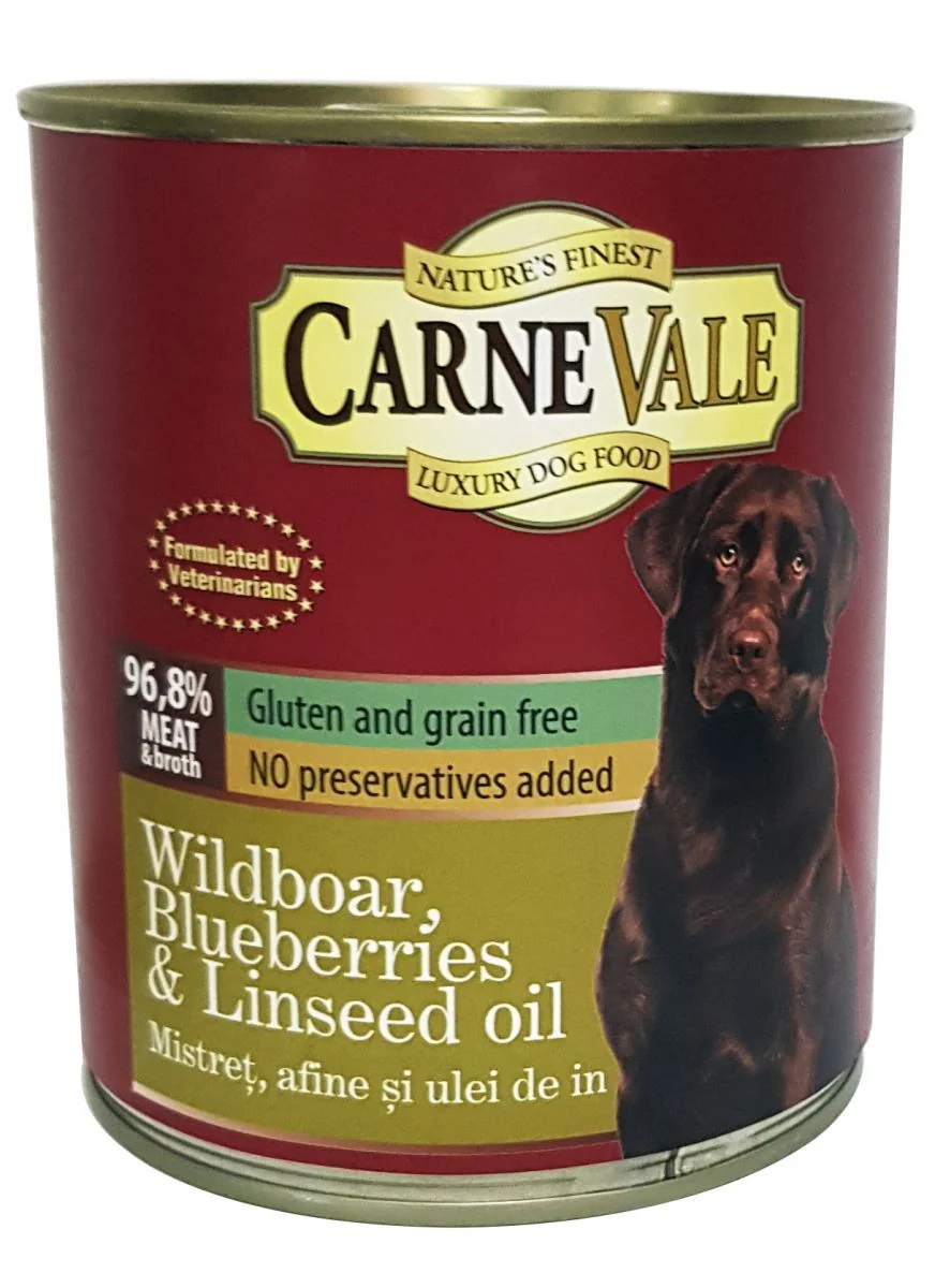 Carnevale Dog Conserva Mistret/Afine/Ulei In 400 g