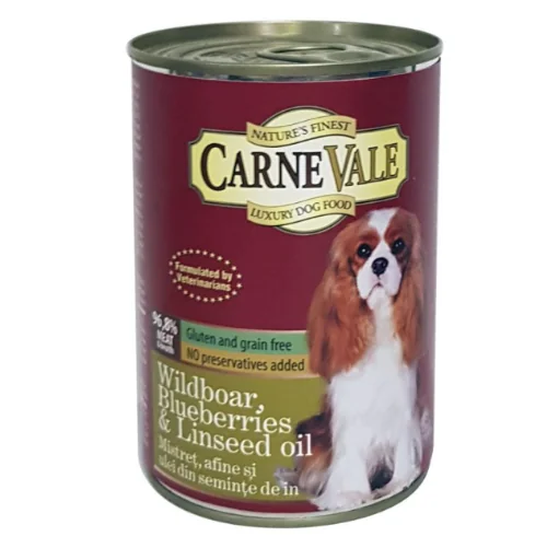 Carnevale Dog Conserva Mistret/Afine/Ulei In 400 g