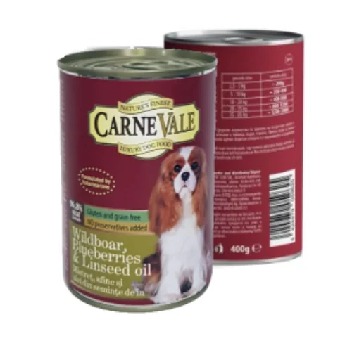 Carnevale Dog Conserva Mistret/Afine/Ulei In 400 g