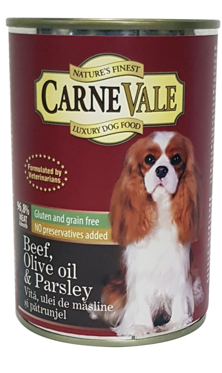 Carnevale Dog Conserva Vita/Patrunjel/Ulei Masline 400 g