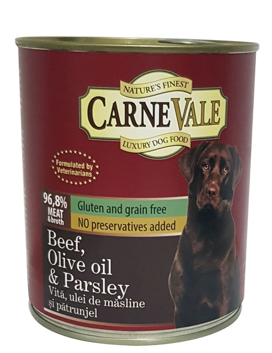 Carnevale Dog Conserva Vita/Patrunjel/Ulei Masline 400 g