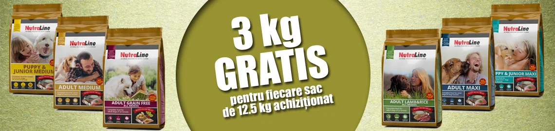 Nutraline Dog Adult Grain Free 12.5 Kg