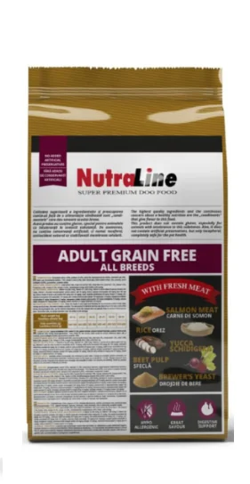 Nutraline Dog Adult Grain Free 12.5 Kg