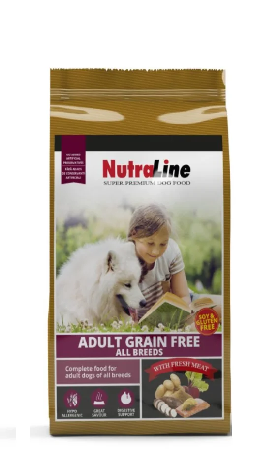 Nutraline Dog Adult Grain Free 12.5 Kg