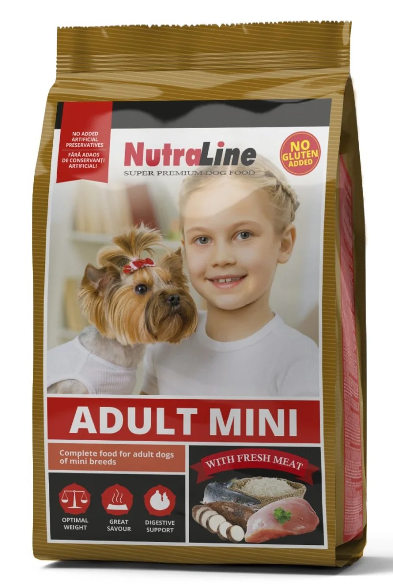 Nutraline Dog Adult Mini Exigent 8 kg K