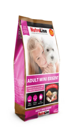 Nutraline Dog Adult Mini Exigent 8 kg K