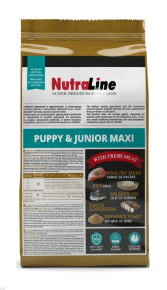 Nutraline Dog Puppy & Junior Maxi 12.5 Kg