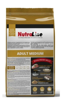 Nutraline Dog Adult Medium 12.5 kg K