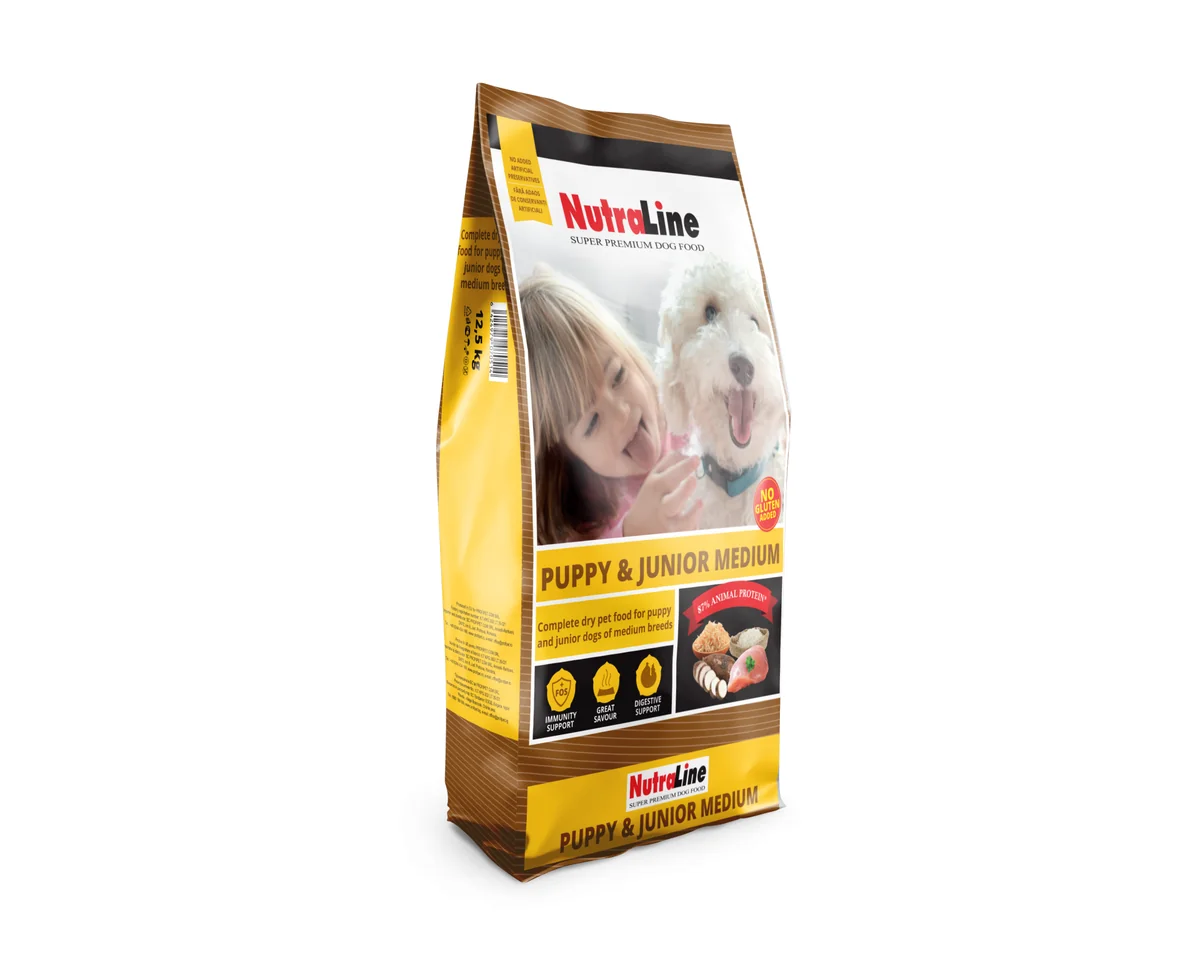 Nutraline Dog Puppy & Junior Medium 12.5 Kg K