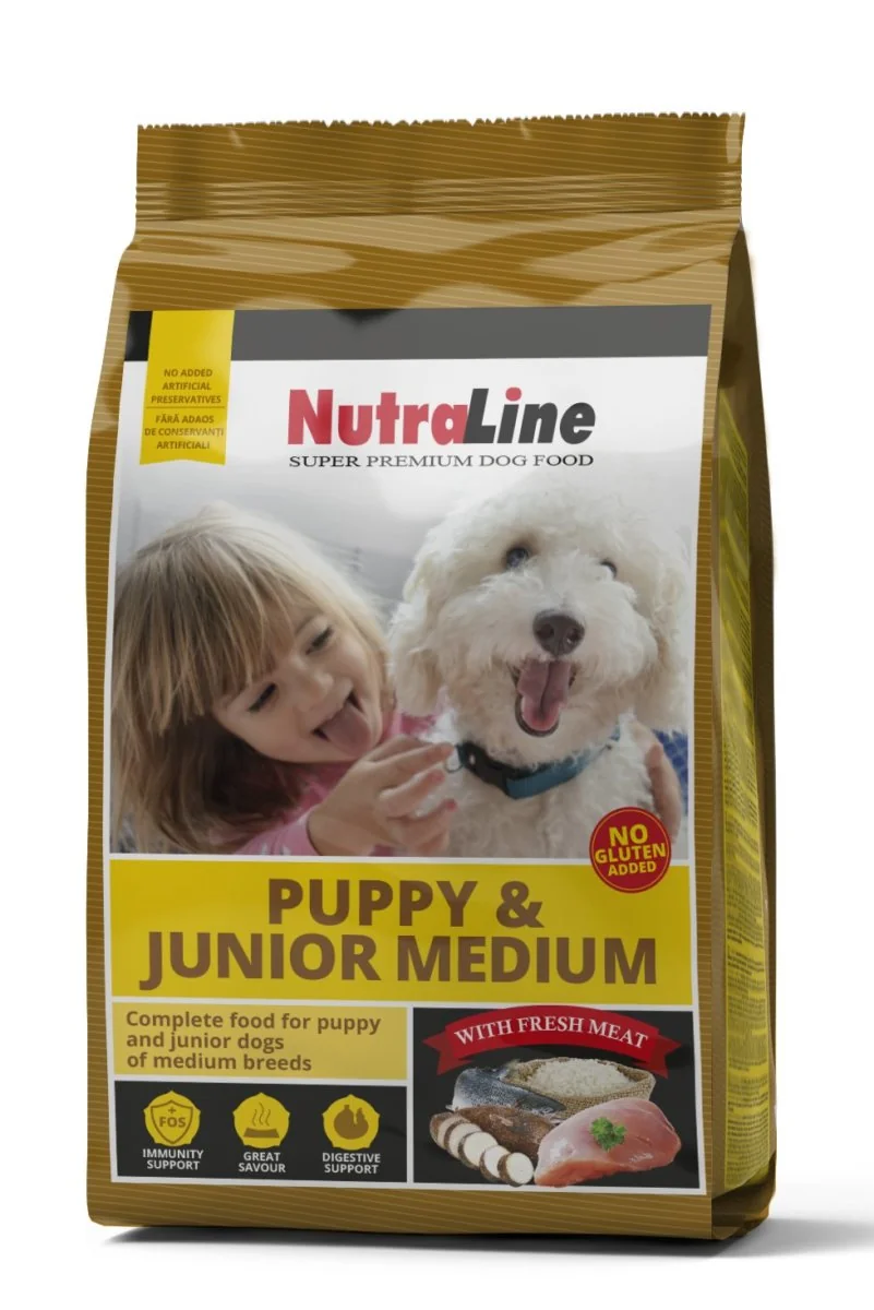 Nutraline Dog Puppy & Junior Medium 12.5 Kg K