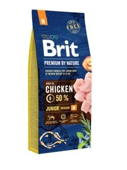 Brit Premium By Nature Junior M 15 kg