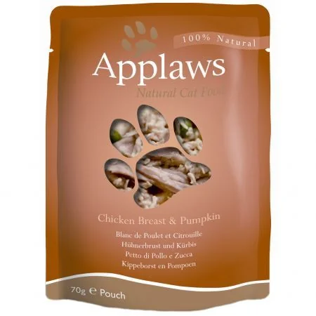 Applaws Cat Plic Piept Pui Cu Dovlecel 70 g