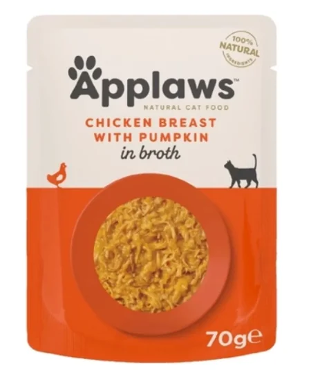 Applaws Cat Plic Piept Pui Cu Dovlecel 70 g