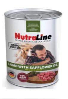 Nutraline Dog Conserva Adult Monoprotein Miel Ulei De Sofranel 800 g