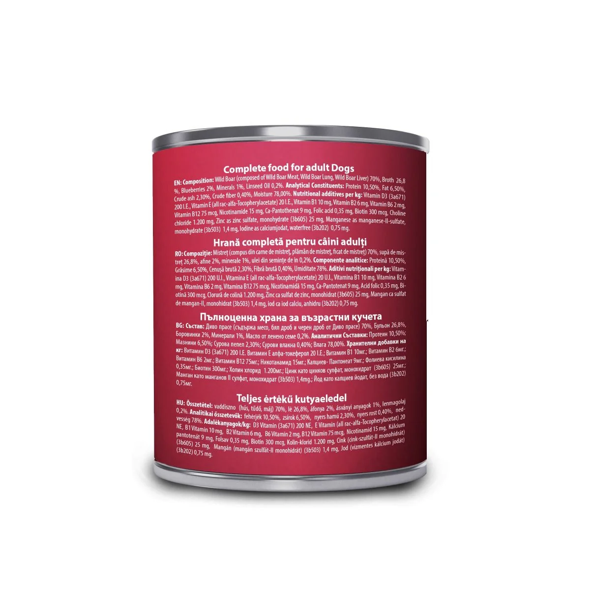 Carnevale Dog Cons Mistret/Afine/Ulei In 800 g