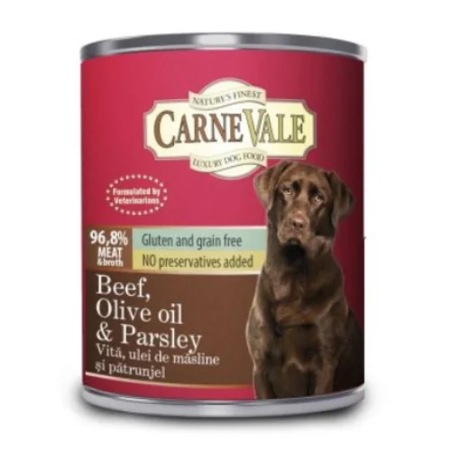Carnevale Dog Conserva Vita/ Patrunjel/ Ulei Masline 800 g